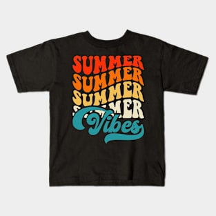 Summer Vibes  T Shirt For Women Kids T-Shirt